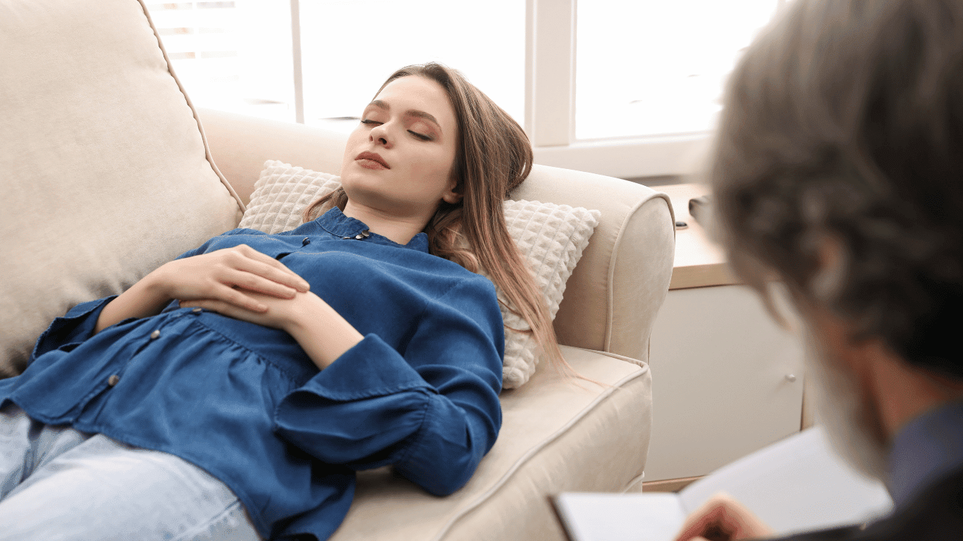 Hypnotherapy session